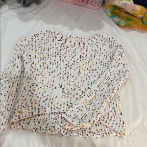 ALTARD STATE: Colorful Speckled Knit Sweater